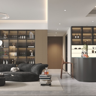 现代沙发背景墙-单张