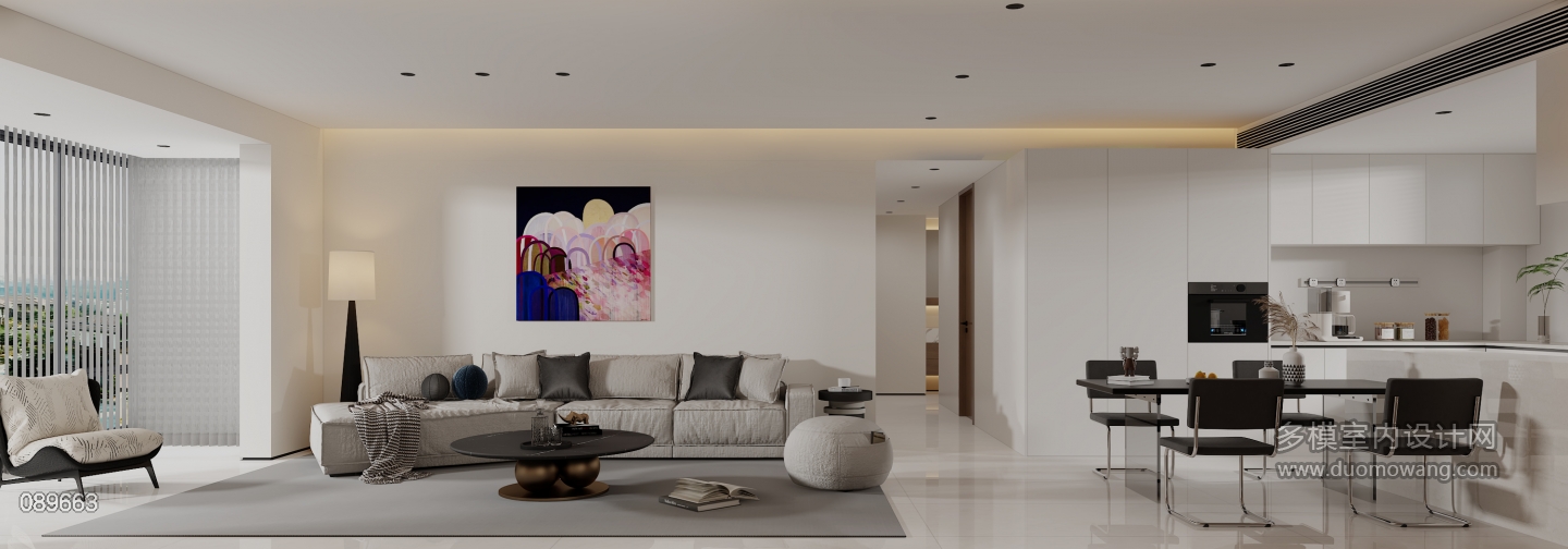 现代沙发背景墙