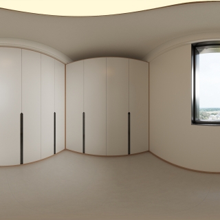 奶油原木-衣帽间