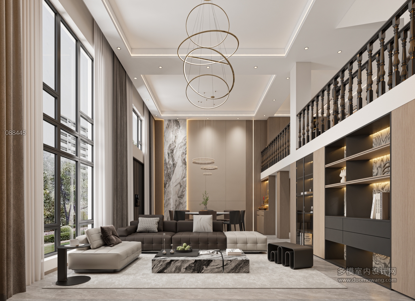 现代一楼 沙发背景