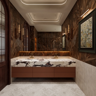 法式复古卫生间