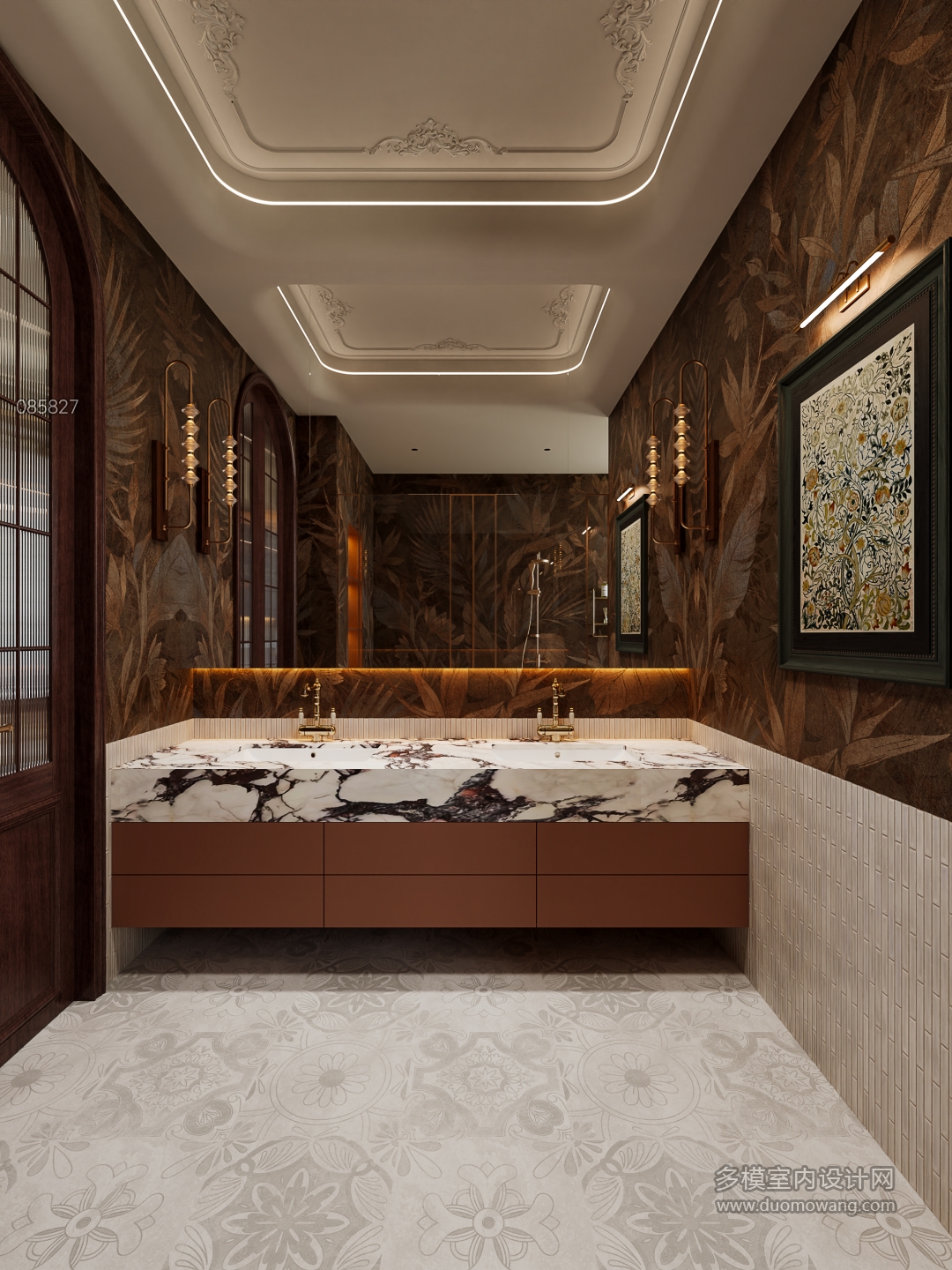 法式复古卫生间