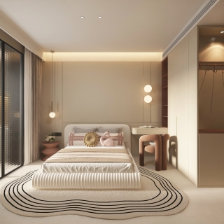 意式极简家装女儿房