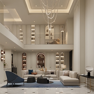 法式地下室会客厅001