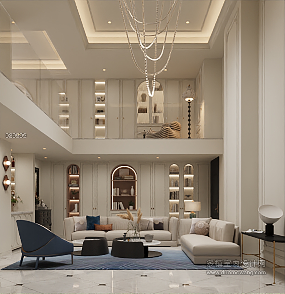 法式地下室会客厅001