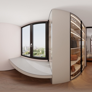 现代-3层女孩衣帽间