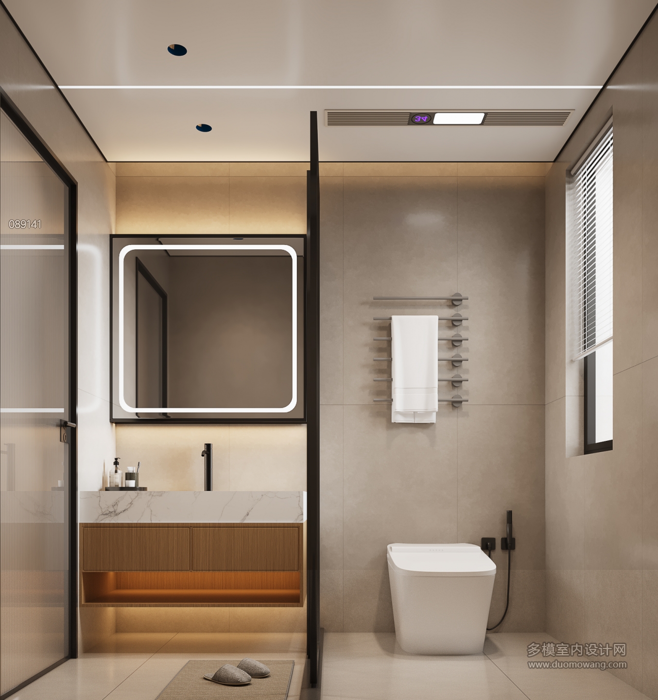 意式卫生间静态