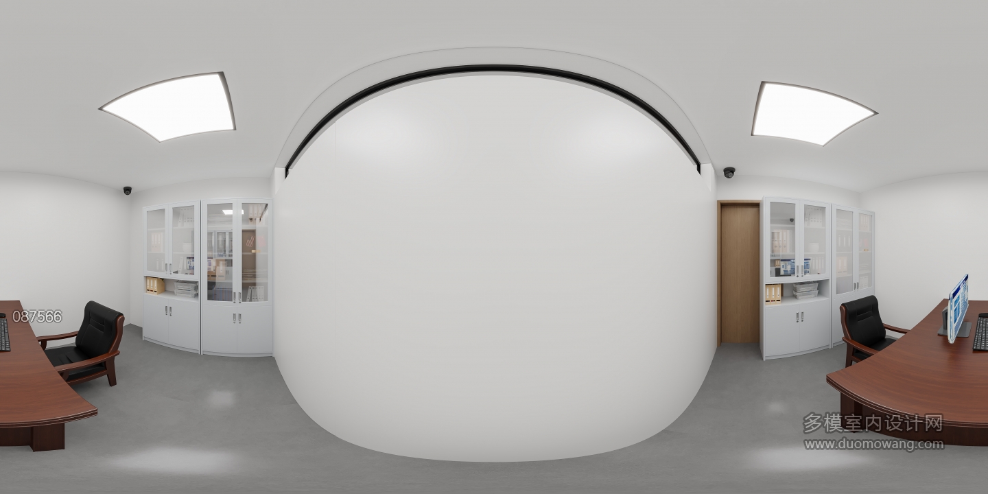 现代警察局办公室全景2