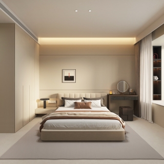 意式极简家装卧室-2