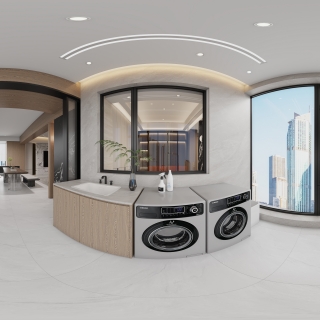 意式生活阳台全景