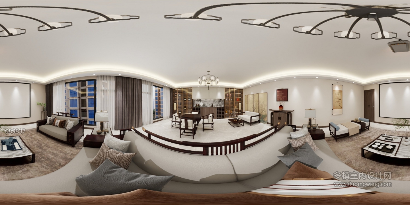 中式三楼娱乐室