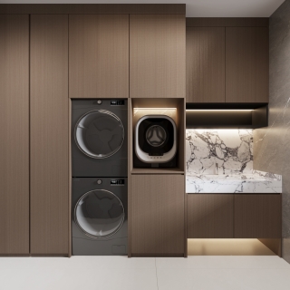 意式洗衣房特写