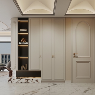 法式轻奢客玄关