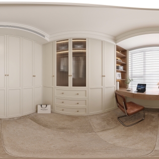 美式衣帽间全景