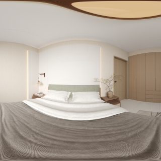 原木主卧360全景