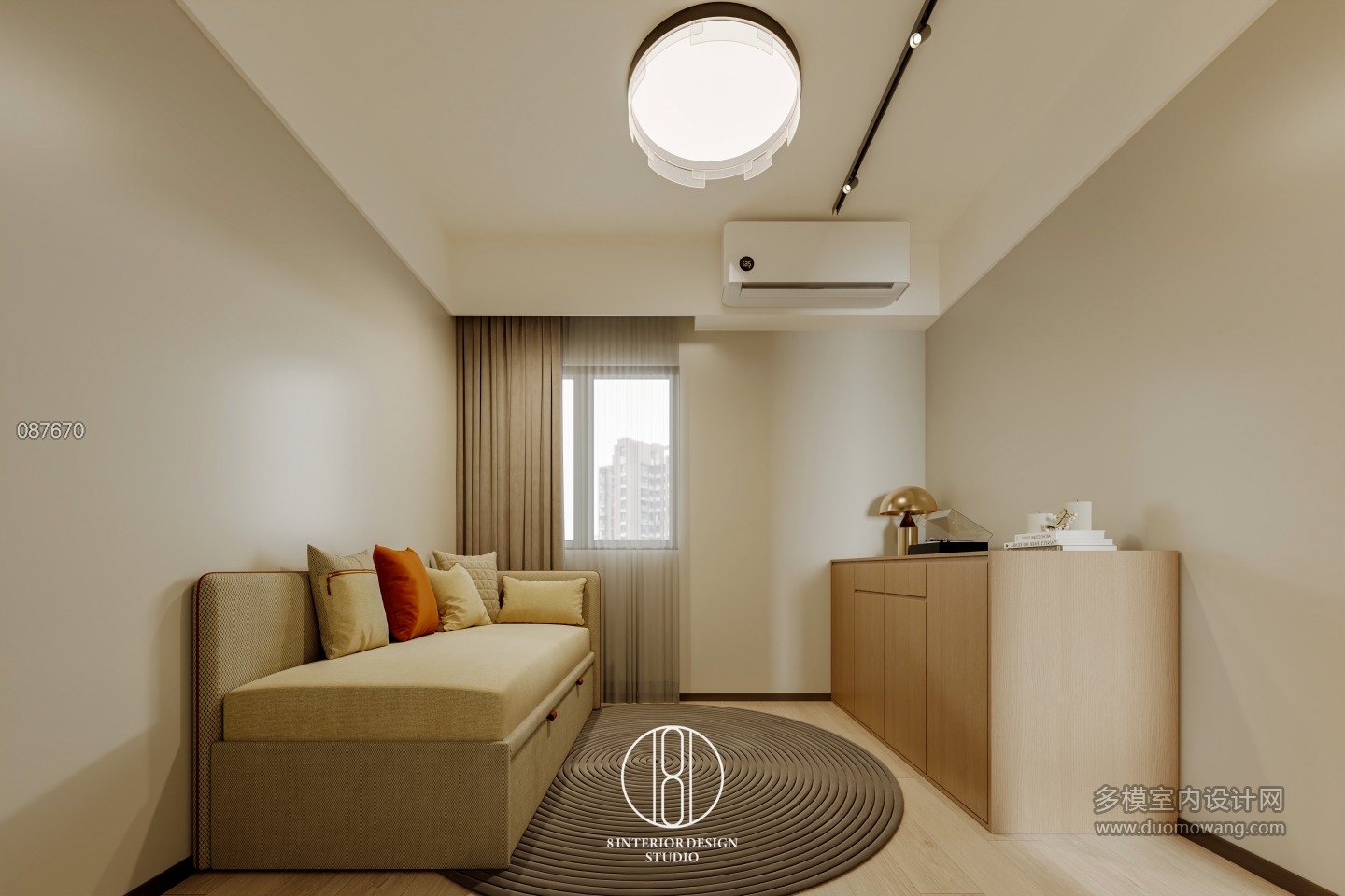 现代多功能房静态