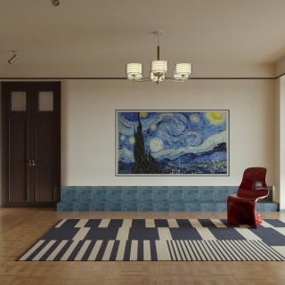 现代 中古风 客厅 单张2