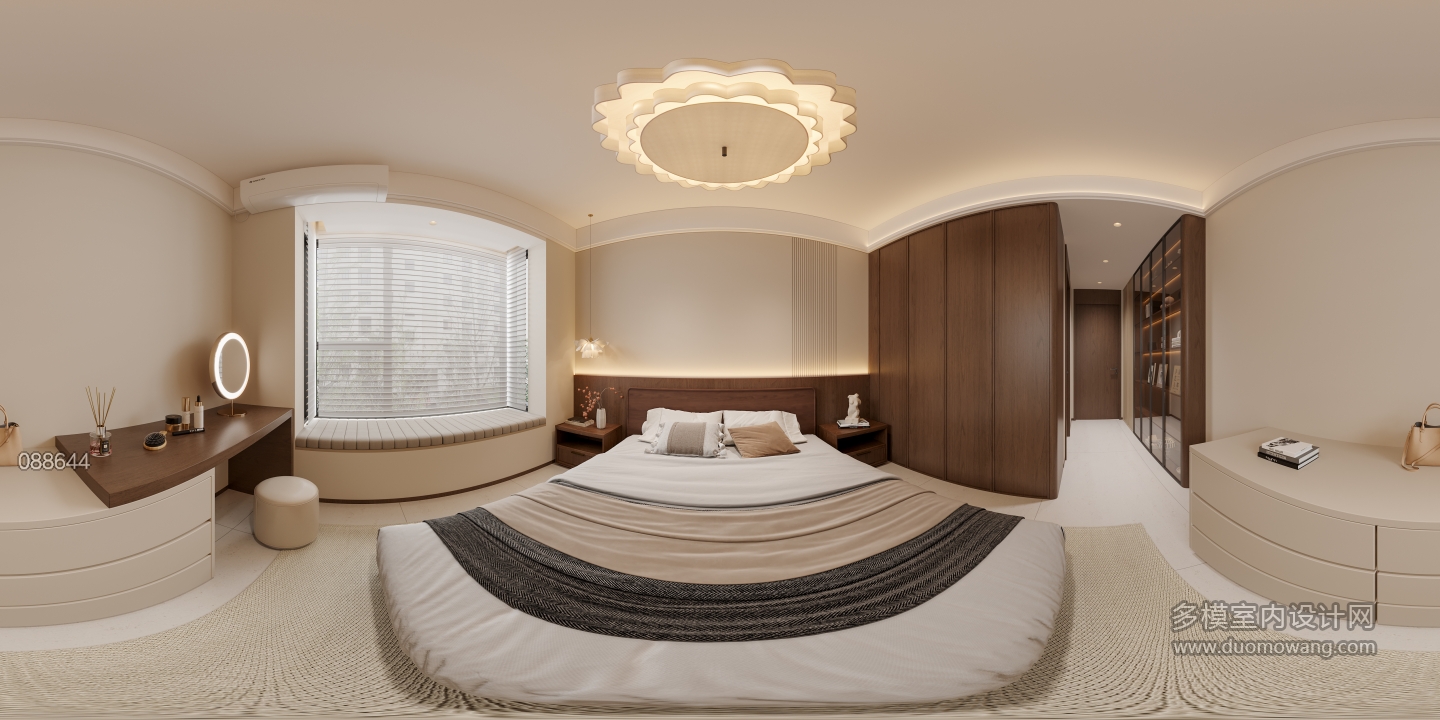 现代老人房全景