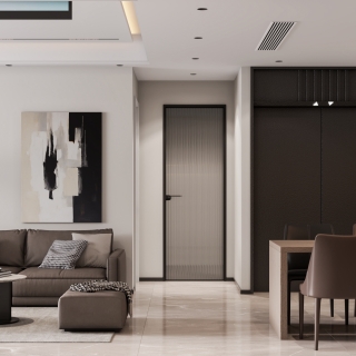 现代一楼沙发面