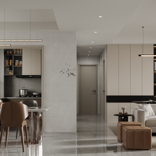 现代客厅沙发背景墙