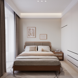 现代卧室 (2)