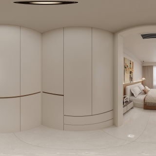 现代一层衣帽间