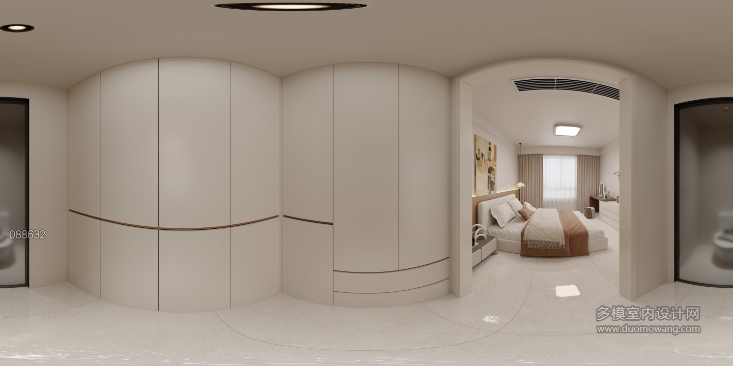 现代一层衣帽间