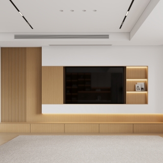 意式客餐厅-电视墙静态