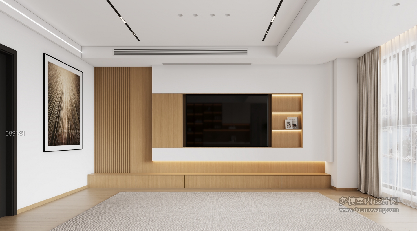 意式客餐厅-电视墙静态