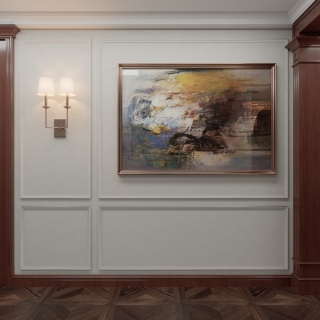 美式二楼过廊单张