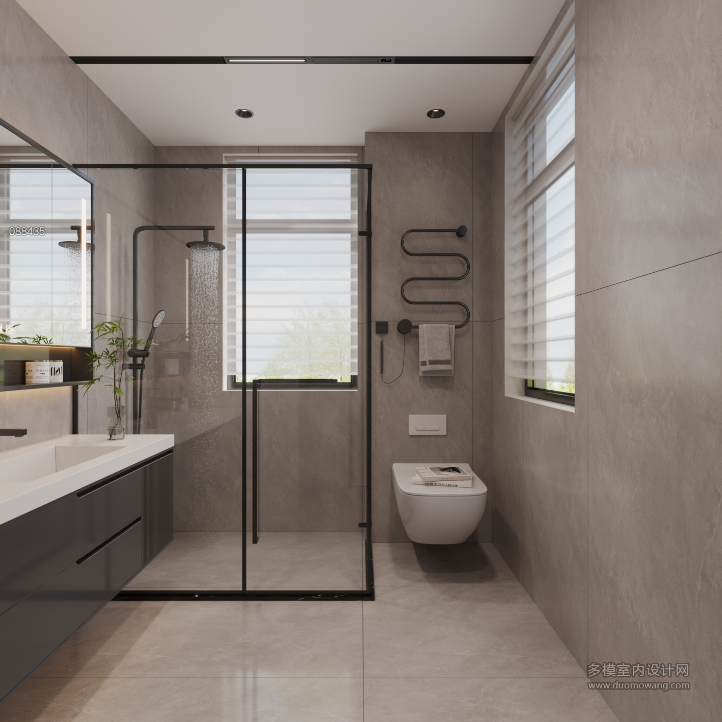 现代女儿房卫生间