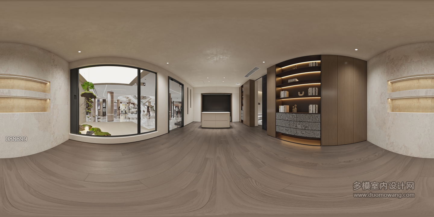 现代办公室全景2