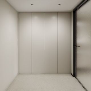 现代二楼衣帽间