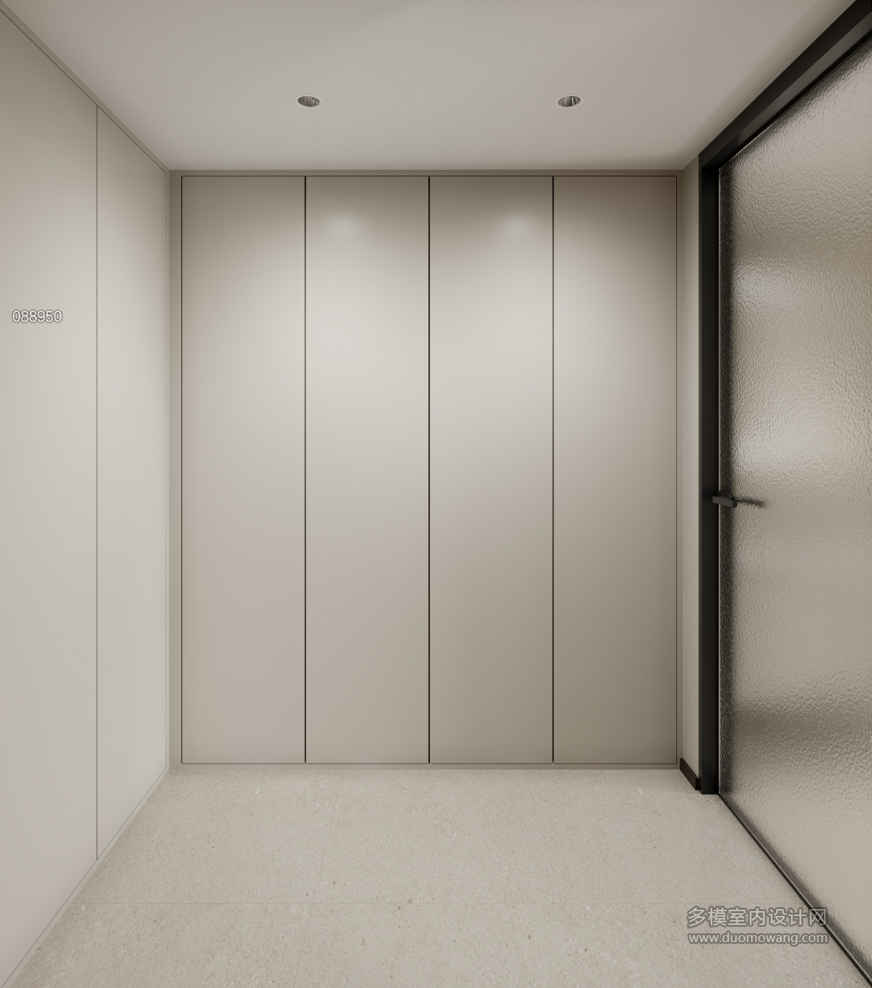 现代二楼衣帽间