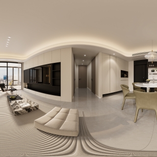 现代客餐厅-全景