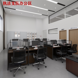 现代警察局执法支队办公区