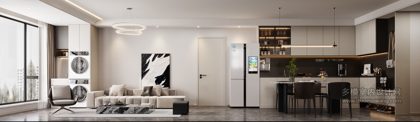 现代沙发墙特写