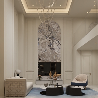 法式地下室会客厅002