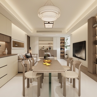 现代客餐厅单张一