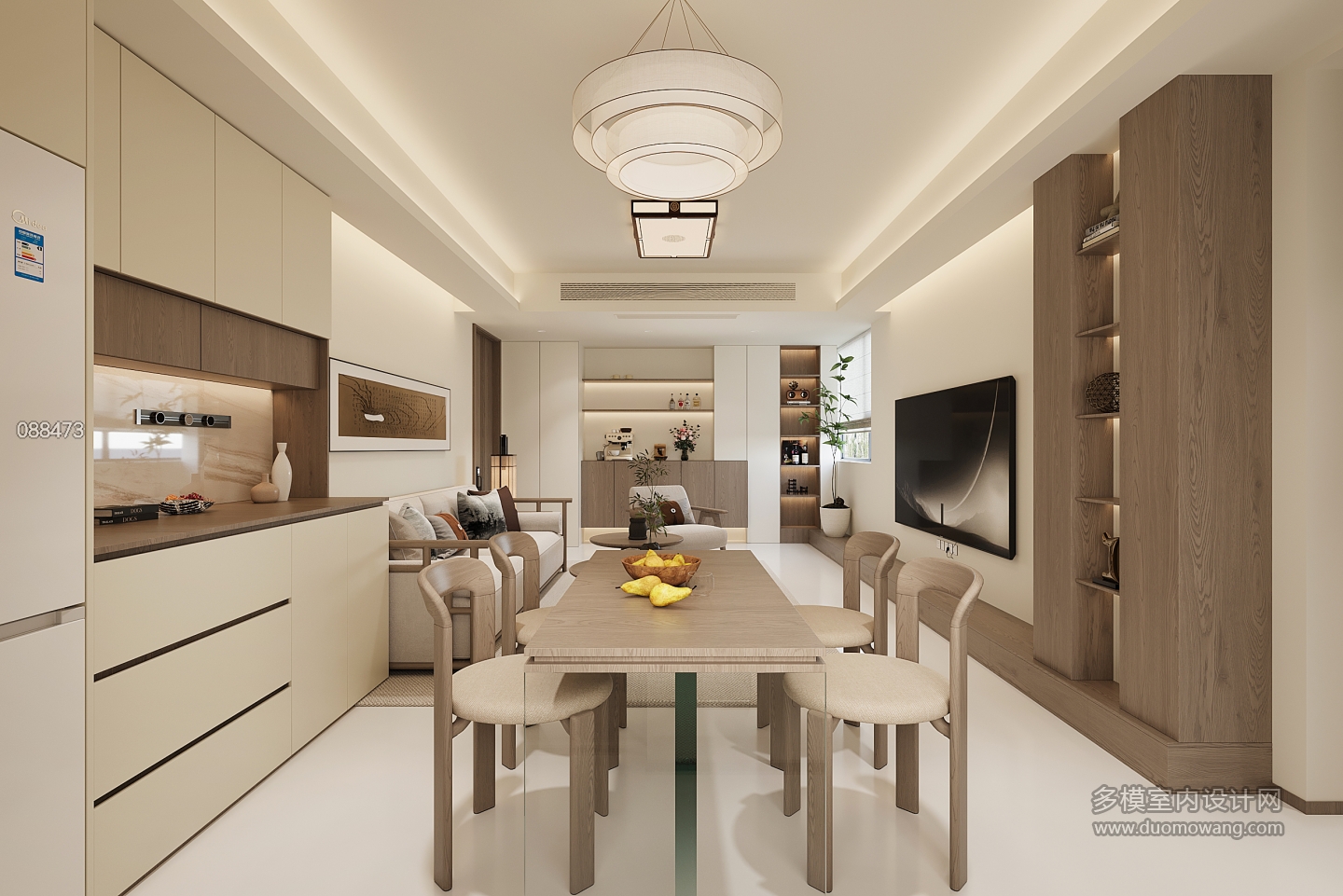 现代客餐厅单张一