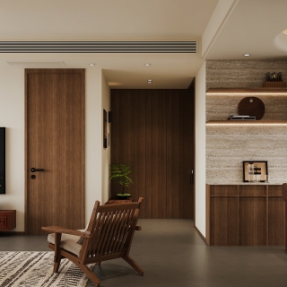 自然风客餐厅单张二