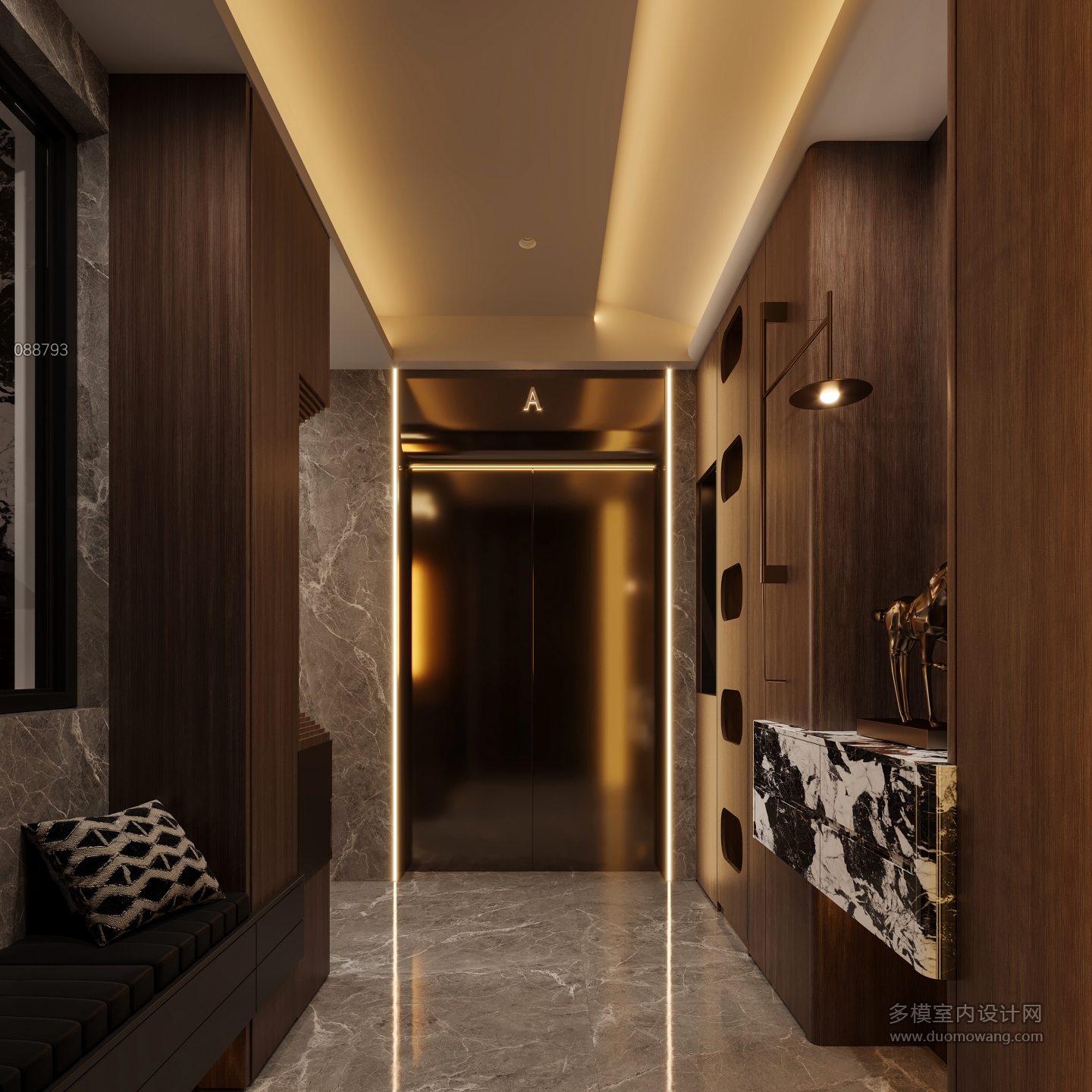 现代电梯厅