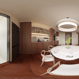 客餐厅+书房_餐厅全景_0000