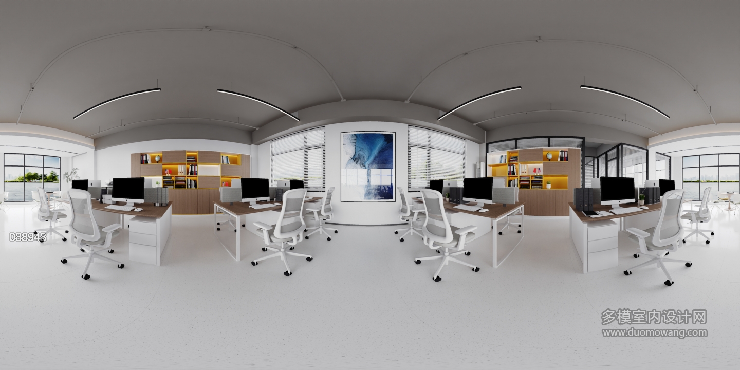 现代一楼模型_2办公区