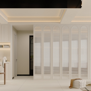 法式电视背景墙单张