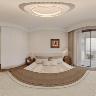 现代中古次卧全景