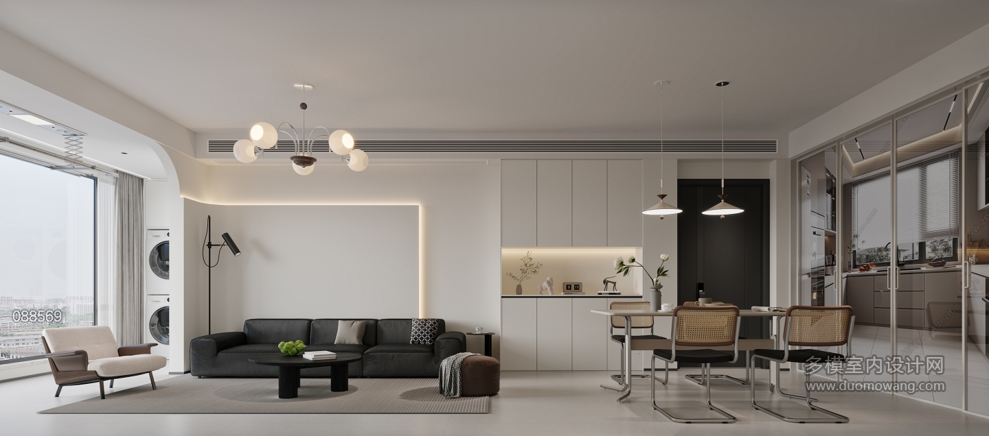 现代沙发背景特写