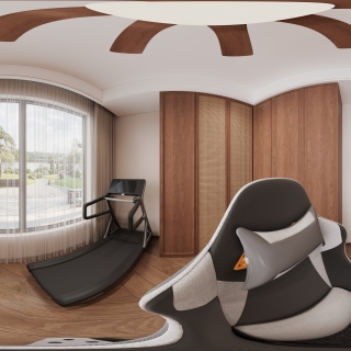 新中式小房间全景