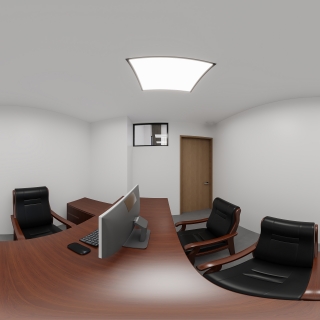 现代警察局支队长办公室全景