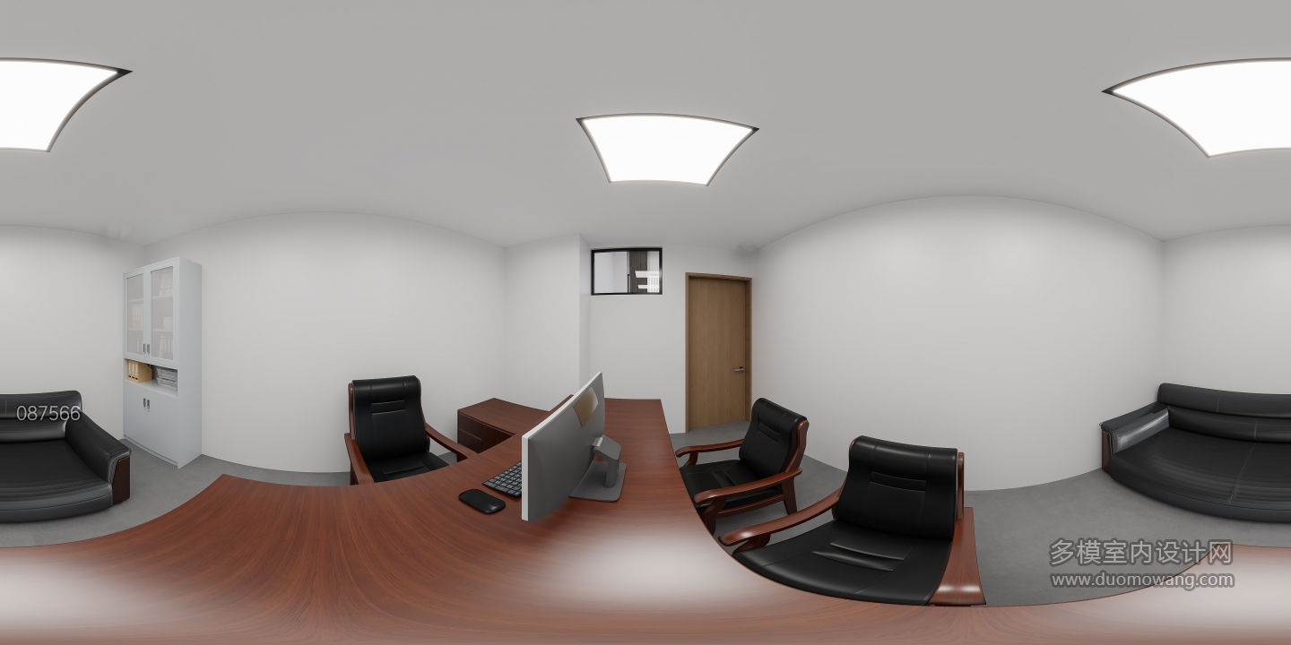 现代警察局支队长办公室全景